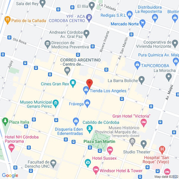 Map of Posada Camino Real