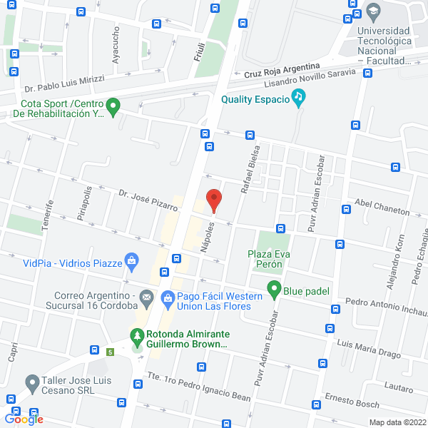 Map of Electromecanica Carreño
