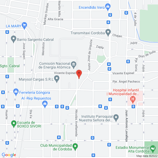 Map of Simeplast SRL - Fabrica de Herrajes Cabezales y Baldes