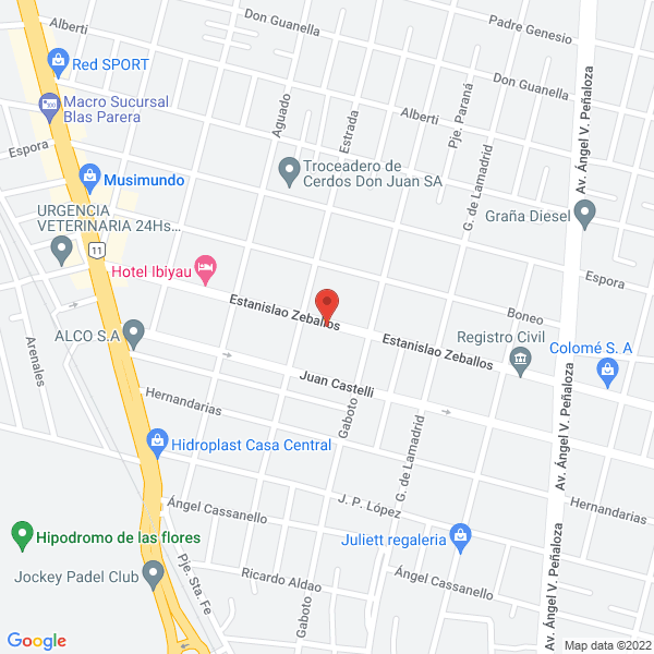 Map of Megaluz Grupos Electrogenos
