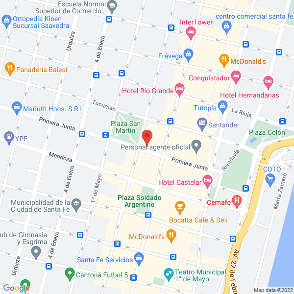 Map of Jose Alberto Vivo