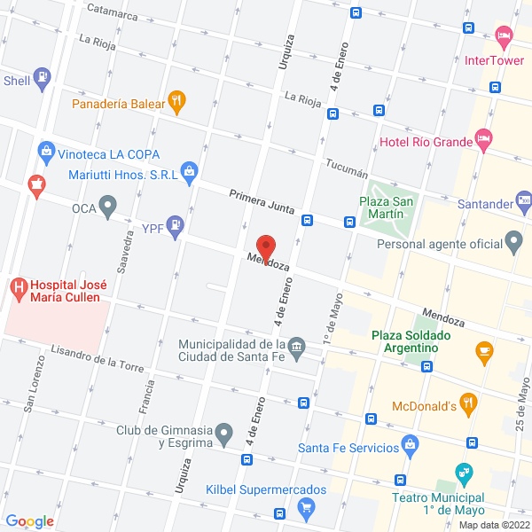 Map of Fundacion Banco Bica