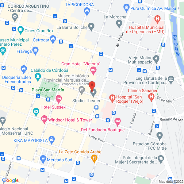 Map of Fundacion Evita 2000