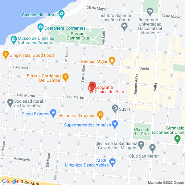 Map of Exas SRL