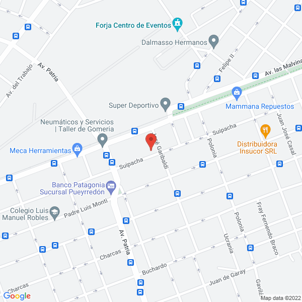 Map of Floreria de Bari - Atencion las 24 Hs