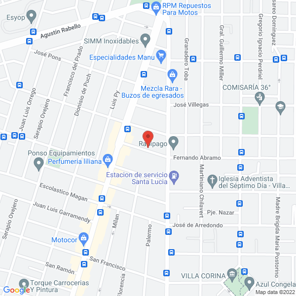 Map of Ferreteria el Sol