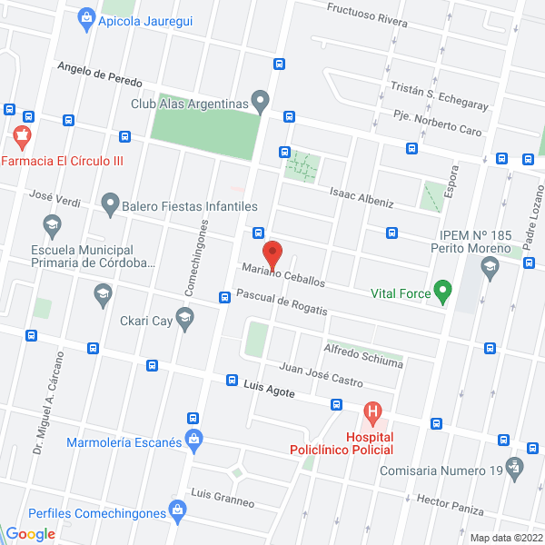 Map of Casa Varela