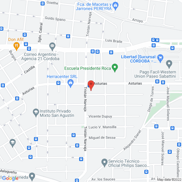 Map of Ferreteria Colazo
