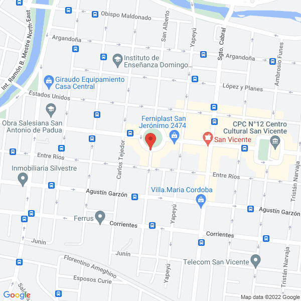 Map of Lonera Tapi Luz de Nilo Hoyos
