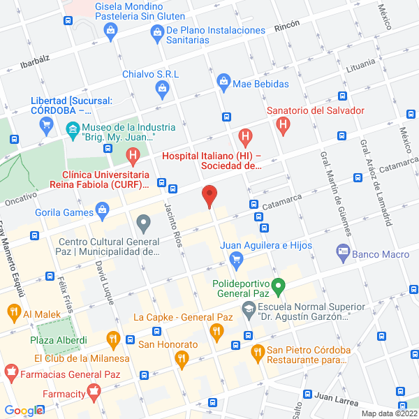 Map of Tintoreria Cueros - Limpieza y Renovacion de Cueros