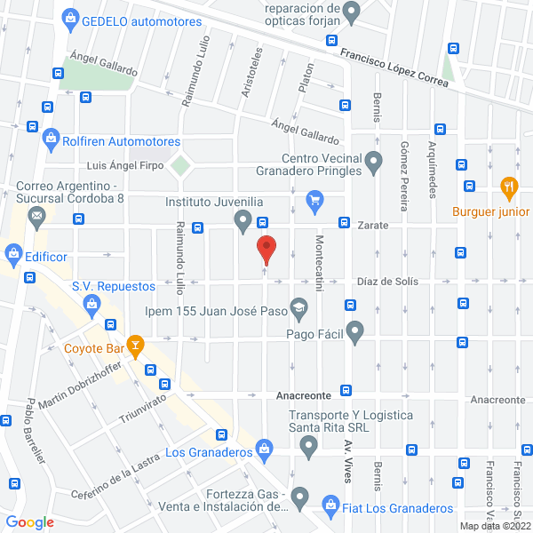 Map of San Juan Desagotes