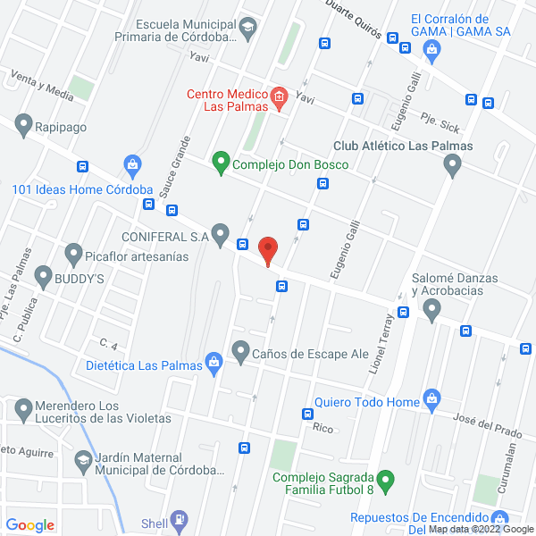 Map of Sariago Susana Mercedes