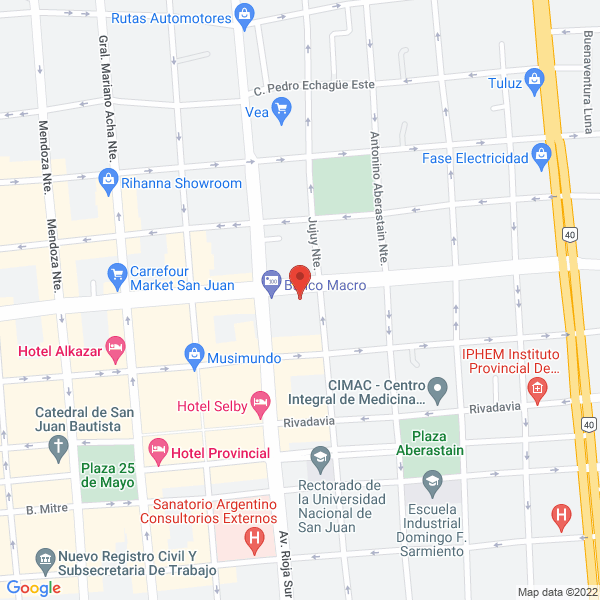 Map of Confiteria las Delicias