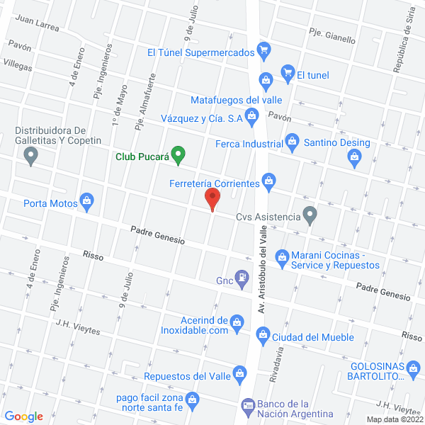 Map of Mildana Confecciones