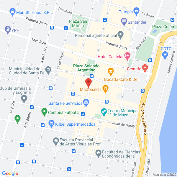 Map of Colegio Nuestra Señora del Huerto