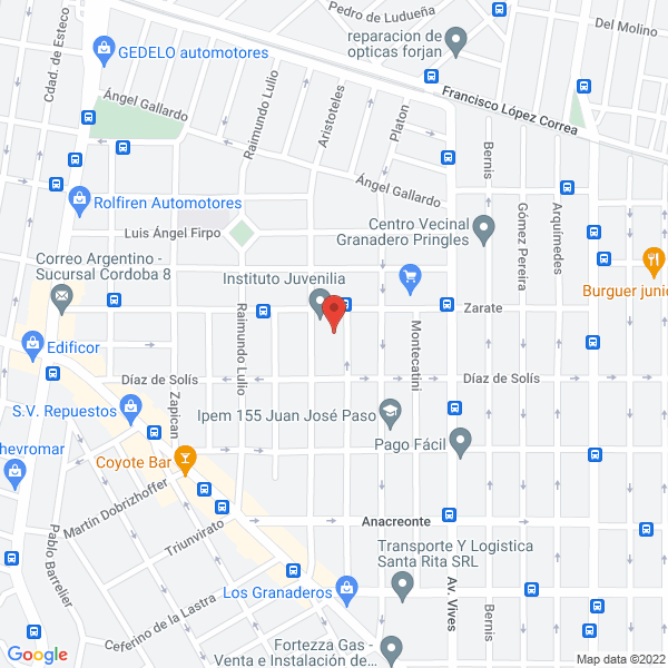 Map of Instituto Juvenilia