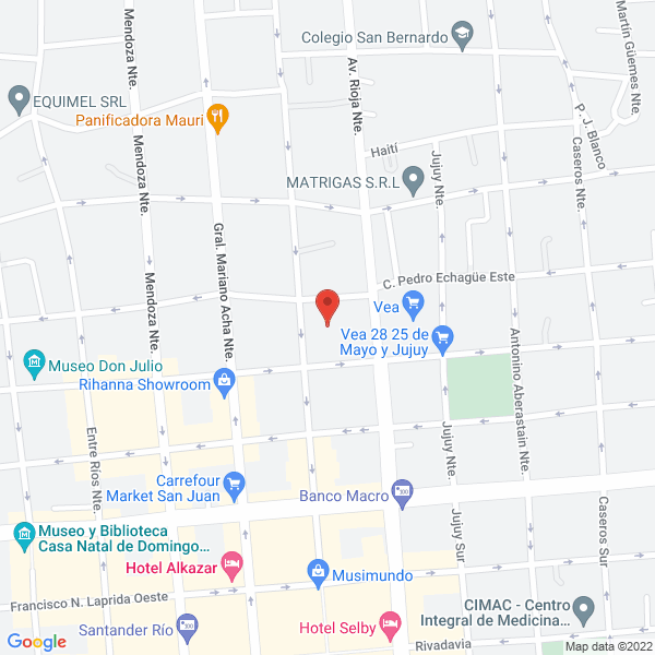 Map of Colegio Santa Rosa de Lima