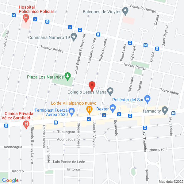 Map of Colegio e Instituto Nuestra Señora de Loreto