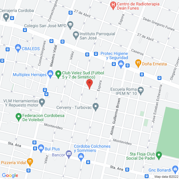 Map of Casa de Medio Camino