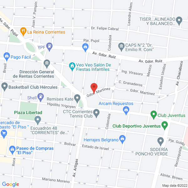 Map of Atsa - Filial Corrientes