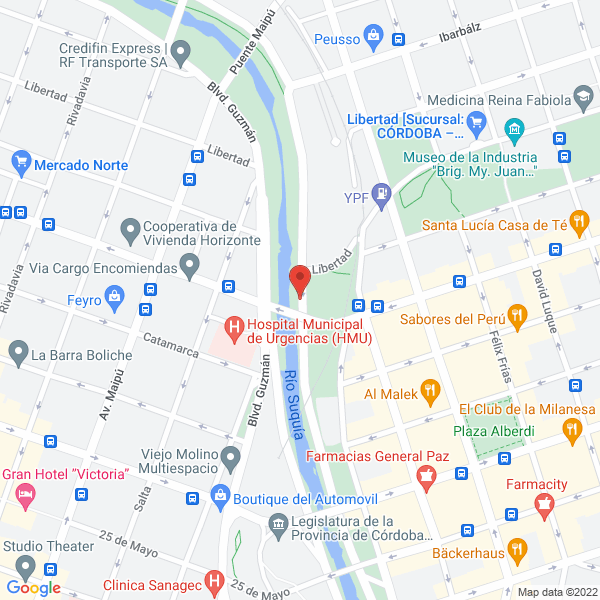 Map of Clinica Sanagec