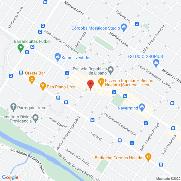 Map of Consultorios Medicos Urca