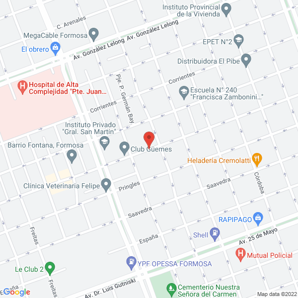 Map of Gdb Comunicaciones SRL