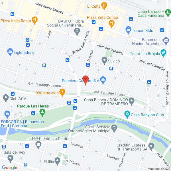 Map of Ica - Cor