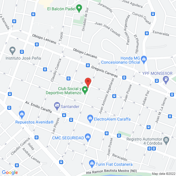 Map of Cerrajero en Cordoba