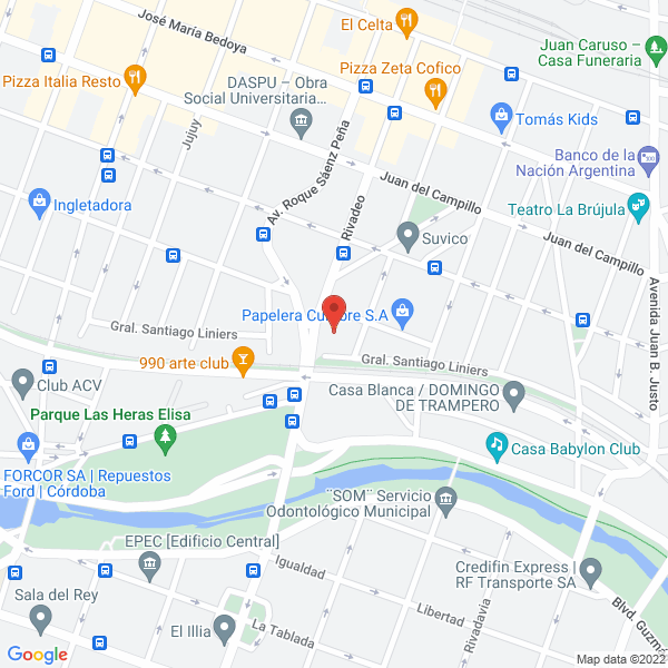 Map of Ica - Cor