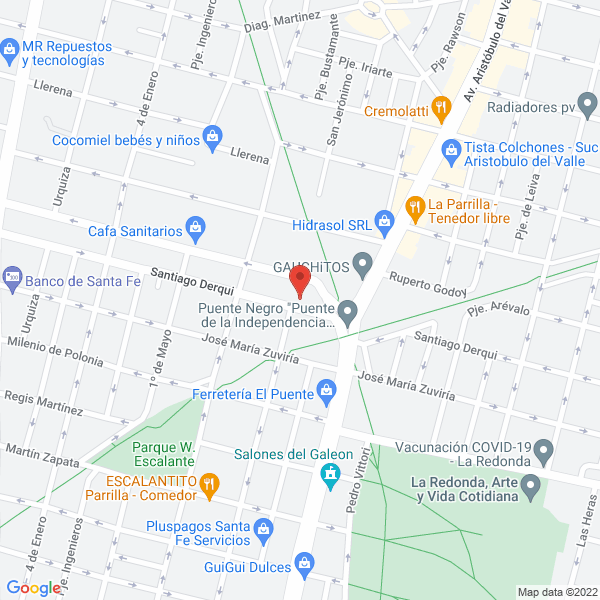 Map of Centro Medico Maria del Rosario