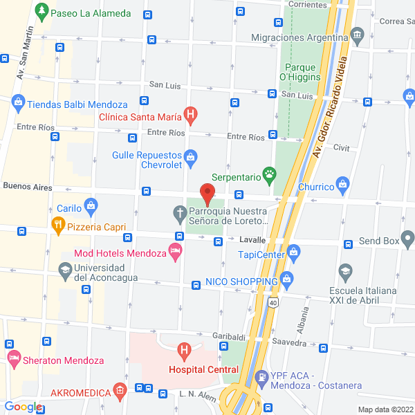 Map of Camara Gama