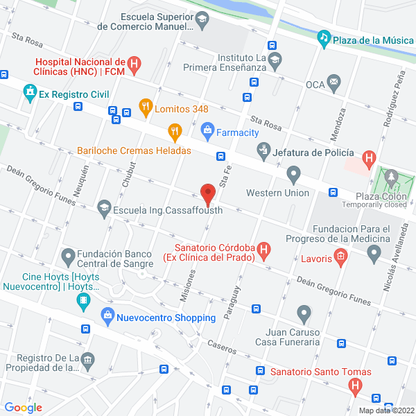 Map of Centro Medico del Ozono