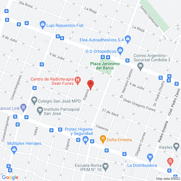 Map of Centro Medico Dean Funes
