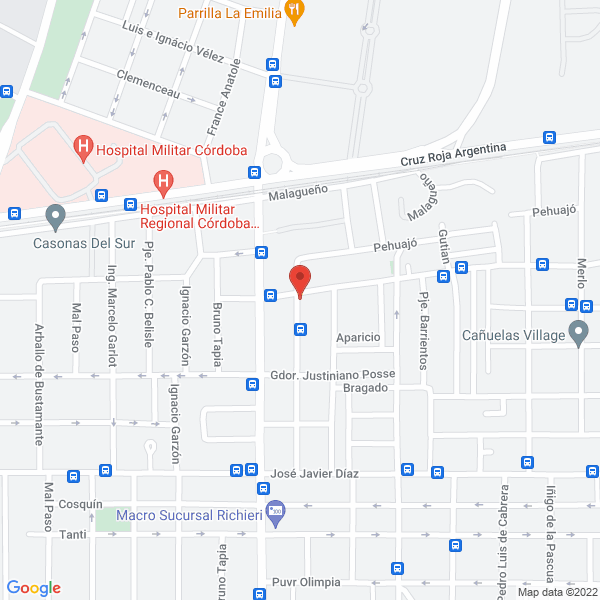 Map of Gonzalez Castellanos