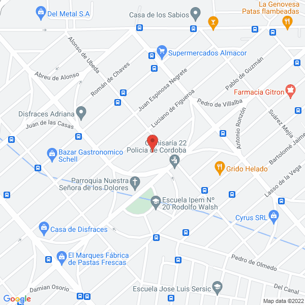 Map of Centro de Jubiladosy Pensionados Renacer