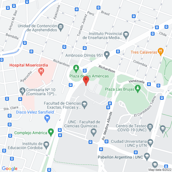 Map of Centro de Ingenieros de Cordoba