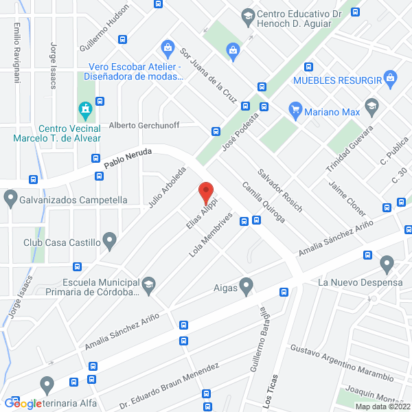 Map of Patas Flambeadas Raquel