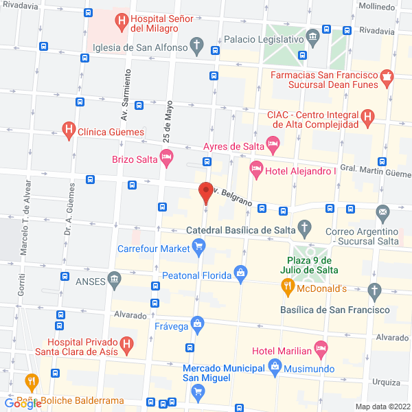 Map of Borigen Betzel SRL Tecnologia a Tu Alcance