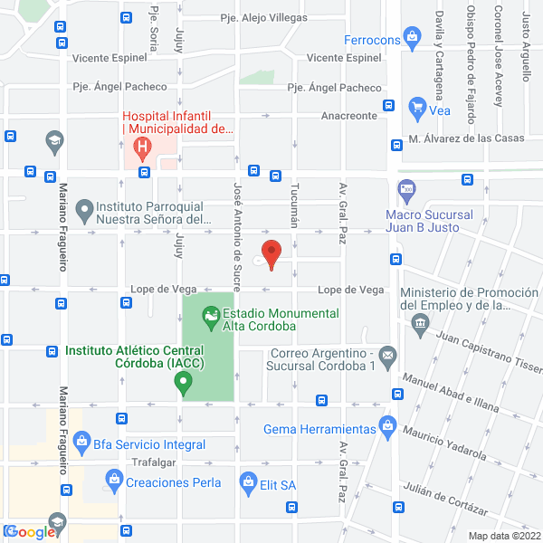 Map of El Sol de Nono