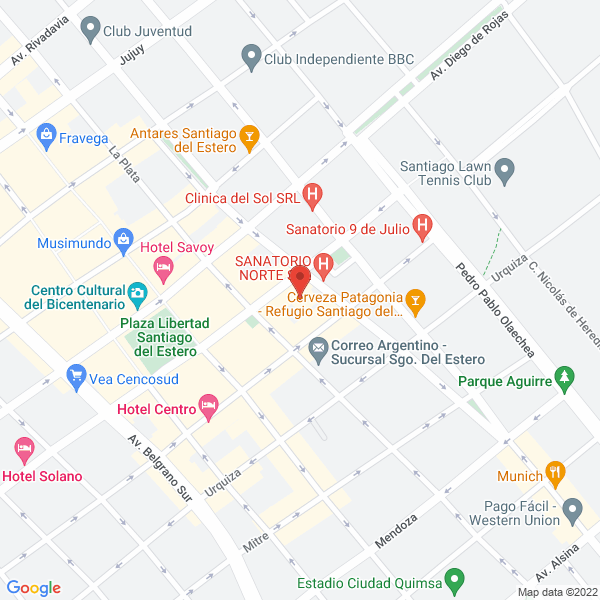Map of La Infanta de Beatriz Miranda