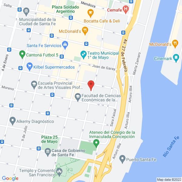 Map of Standard Bank Argentina SA