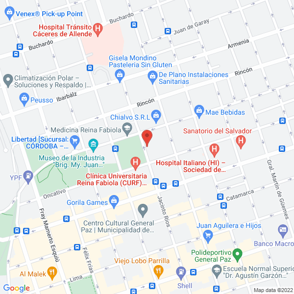 Map of Banco Hipotecario