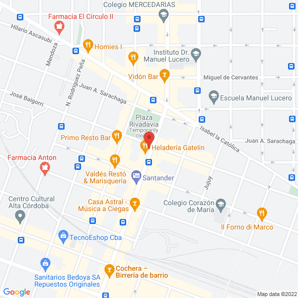 Map of Bbva Banco Frances