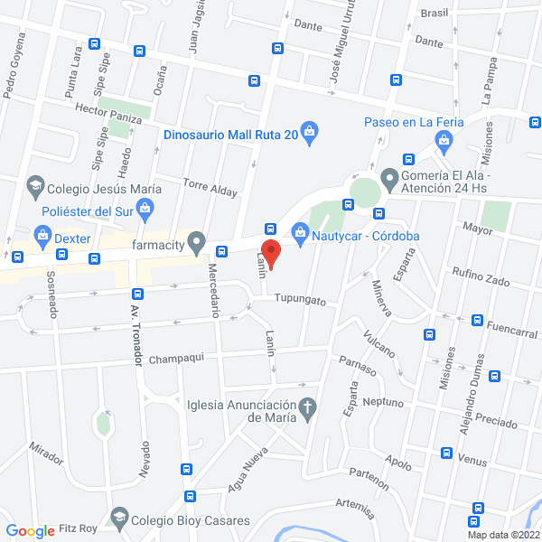 Map of Banco Credicoop
