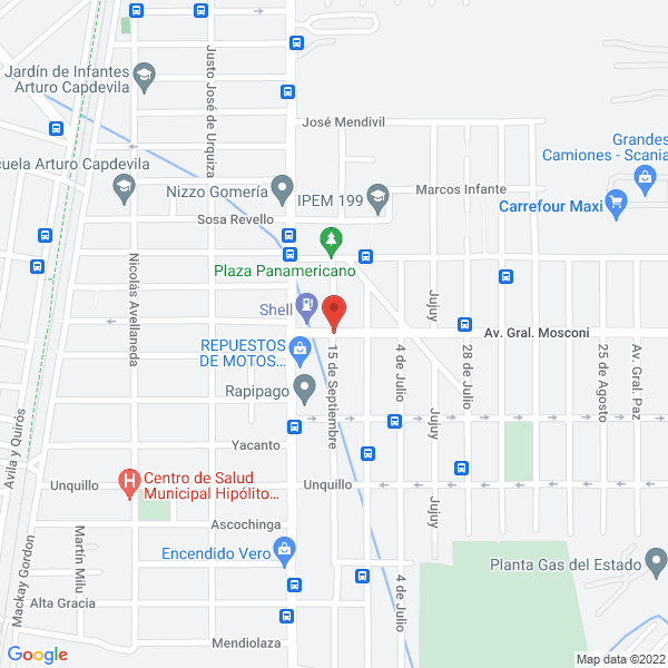 Map of Rectificaciones Fragueiro