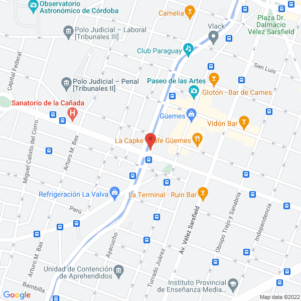 Map of Teatro la Luna