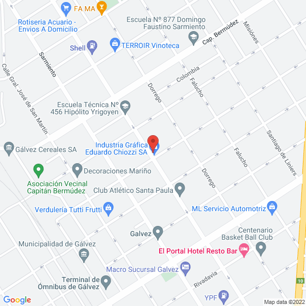 Map of Grossi y Cia Sac