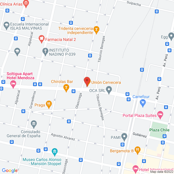 Map of Alto Verona Automotora