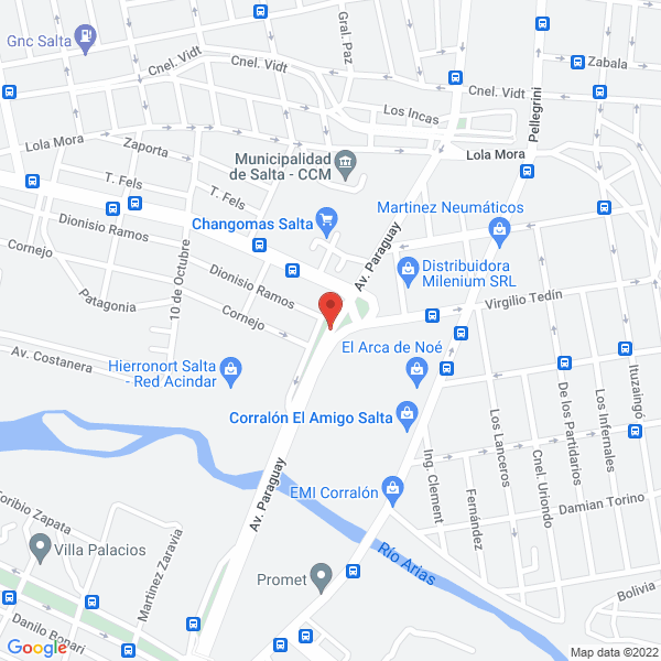 Map of Pancho Automotores